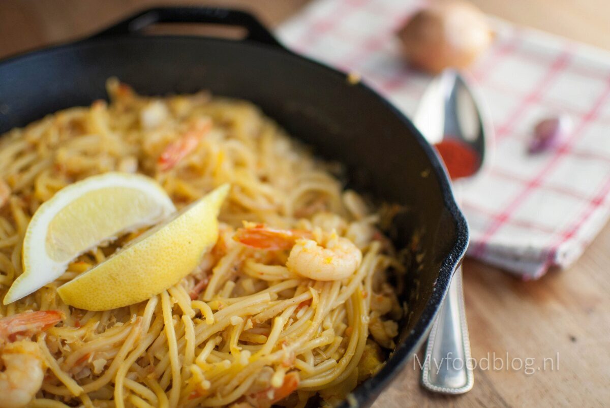 Spaanse fideua ('paella' met pasta) My Food Blog