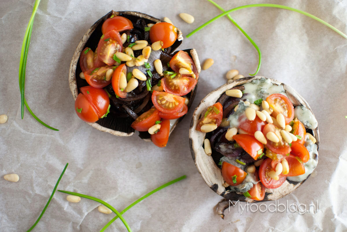 Gevulde portobello paddenstoelen My Food Blog